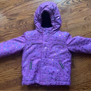Cat & Jack Purple Jacket with Colorful Dots